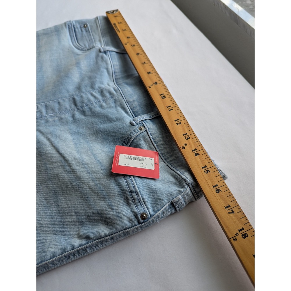 Spanx Flare Jeans Womens Large Light Retro Wash Pull On Shaping Denim New Tags - Picture 7 of 10